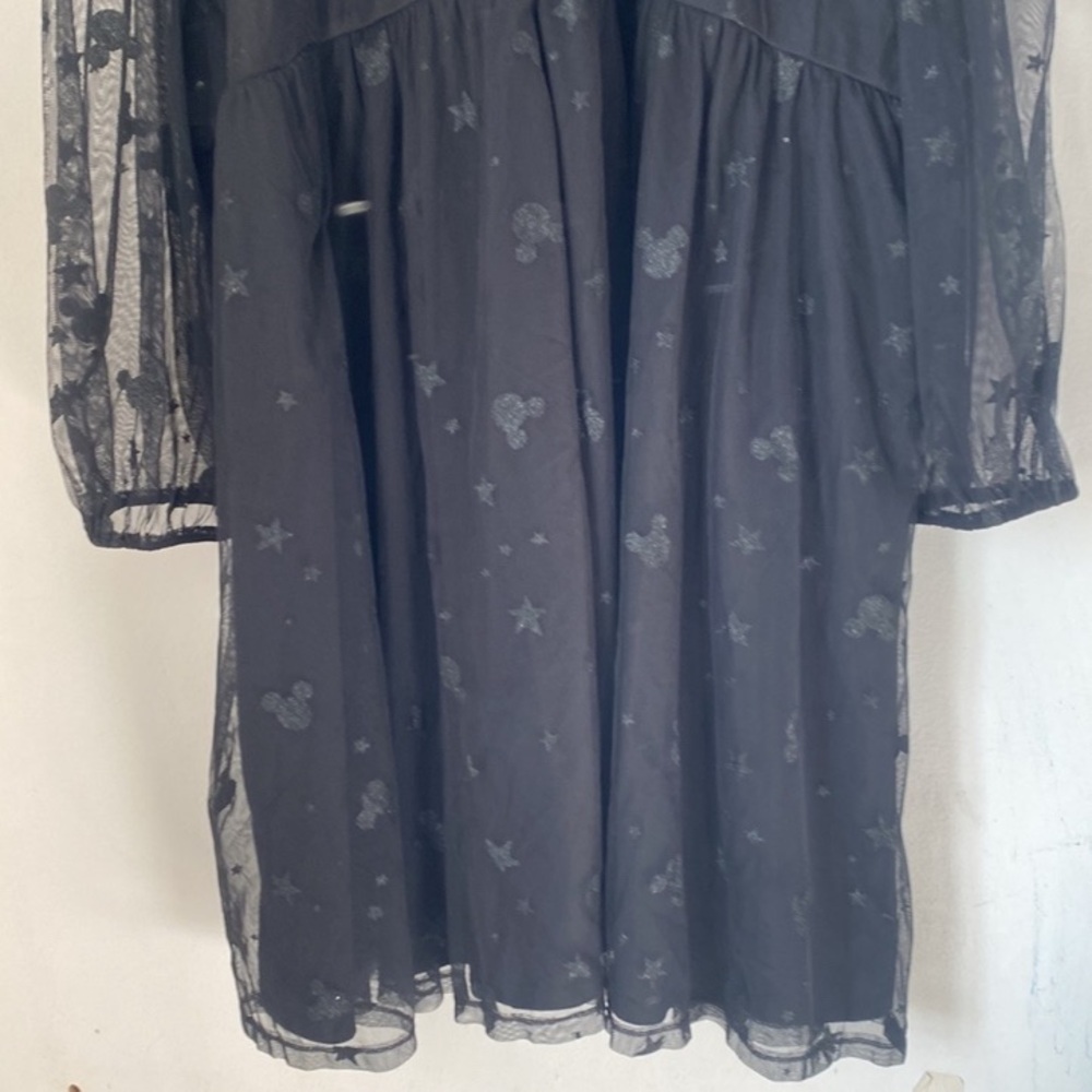 NWT Torrid 30 Mickey Stars Tulle Illusion Skater Dress - Picture 10 of 11